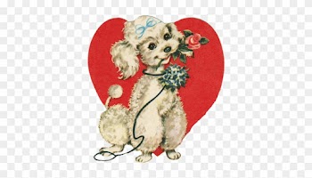 Cute Little Dog Holding A Rose - Süßer Welpe Mit Der Rose, Malend Mauspad