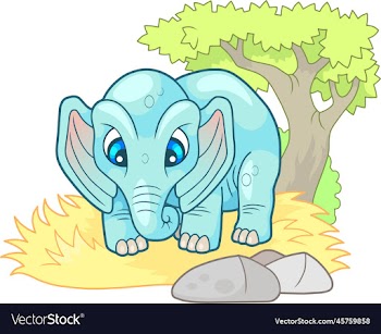 cute little elephant