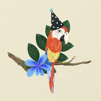 Cute macaw, animal illustration | Free Photo Illustration - rawpixel