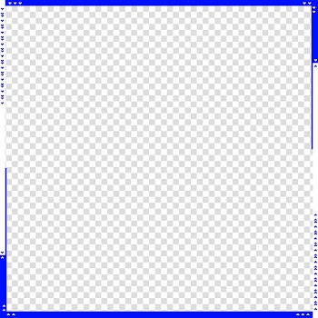 Cute Marcos, square blue and white frame illustration transparent background PNG clipart