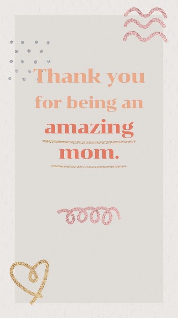 Cute memphis template, mother's day | Free Vector Template - rawpixel