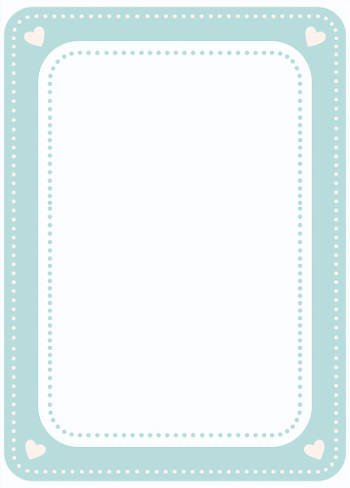 Cute Minimalist Vector Frame Background