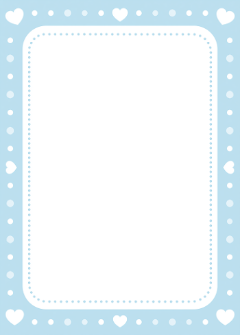 Cute Minimalist Vector Frame Background
