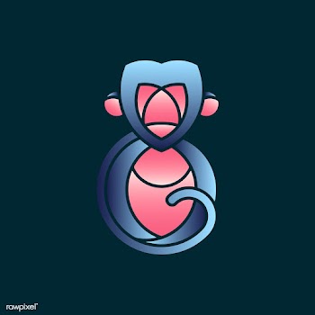 Cute monkey animal design vector | Free stock vector - 520828