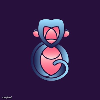 Cute monkey animal design vector | Free stock vector - 520868