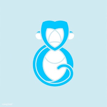 Cute monkey geometrical animal vector | Free stock vector - 520925