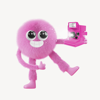Cute monster selfie, 3D rendering | Free Photo Illustration - rawpixel