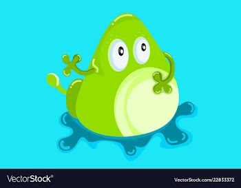 Cute monster vector image