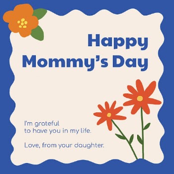 Cute mother's day template, floral | Free PSD Template - rawpixel