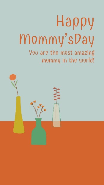 Cute mother's day template, floral | Free PSD Template - rawpixel
