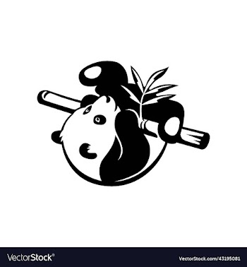 cute panda logo