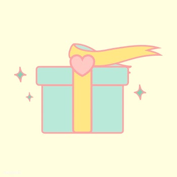 Cute pastel green gift box vector | Free stock vector - 527380