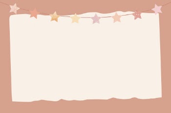 Cute pastel party decoration frame | Free PSD - rawpixel