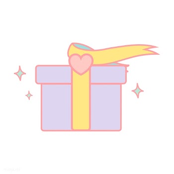 Cute pastel purple gift box vector | Free stock vector - 527338