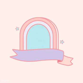Cute pastel rainbow frame vector | Free stock vector - 527356