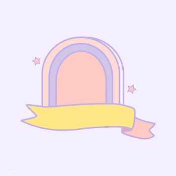 Cute pastel rainbow frame vector | Free stock vector - 527357