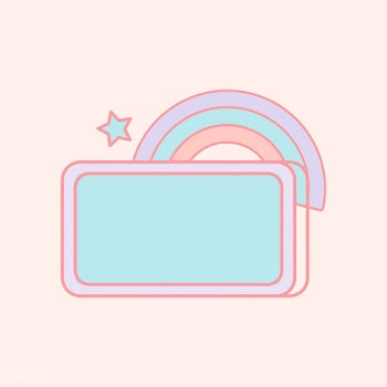 Cute pastel rainbow sign vector | Free stock vector - 527359