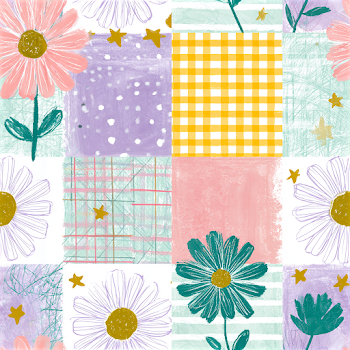 Cute Pastel School Doodle Pattern