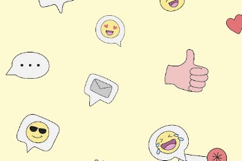 Cute pattern background, emoticon doodle | Free Photo - rawpixel