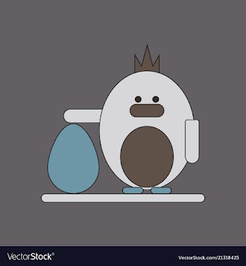 Cute penguin cartoon vector image