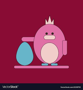 Cute penguin cartoon vector image