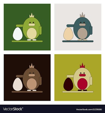 Cute penguin cartoon vector image