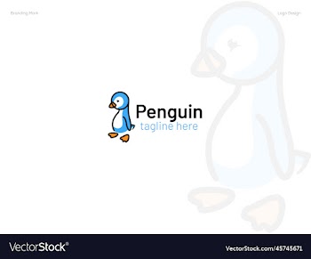 cute penguin logo design free