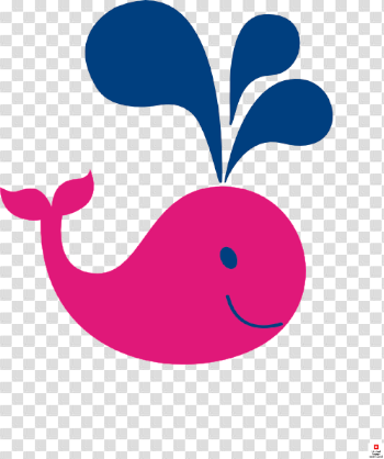 Cute Pink And Navy Whale Clip Art at Clipartimage.com - vector clip art ...