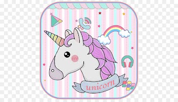 Cute pony Unicorn Rainbow Android - android 