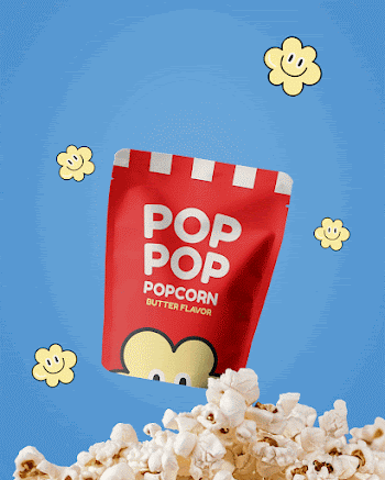 Cute popcorn sachet, food packaging | Free Photo - rawpixel