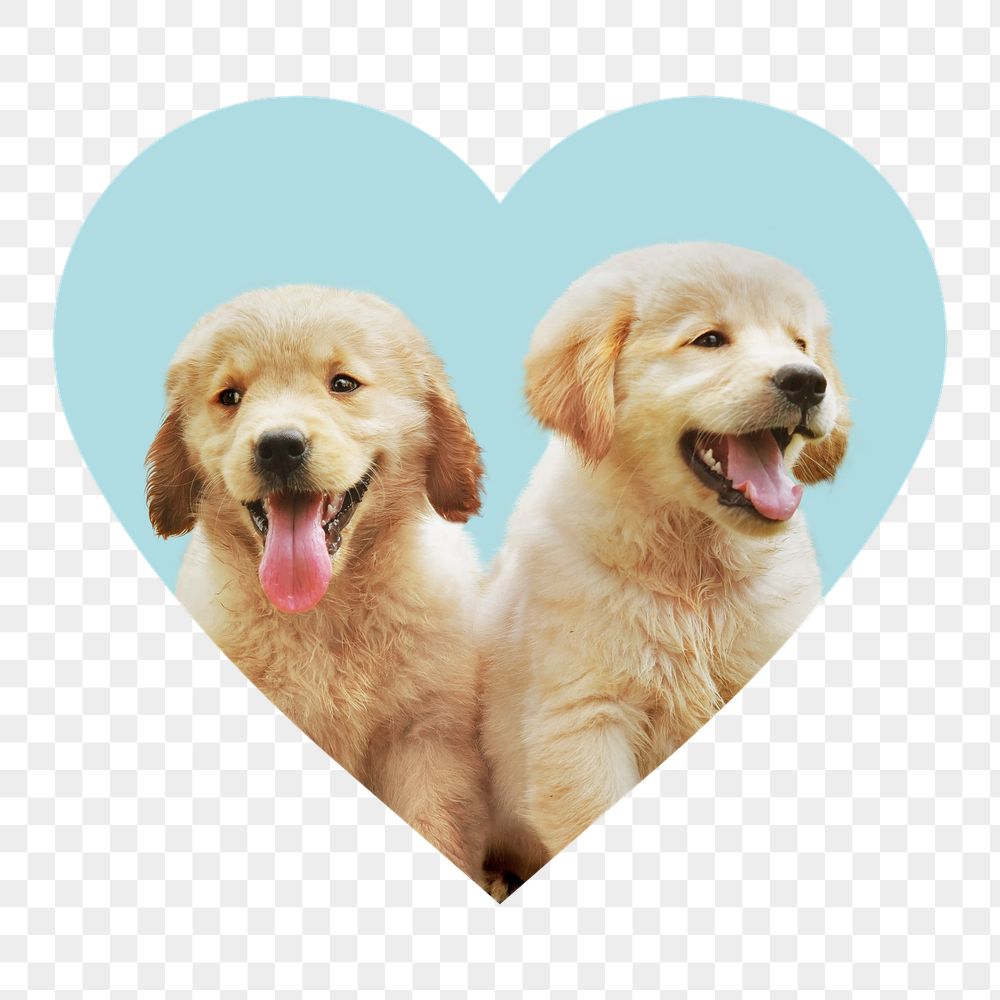 Cute puppies png badge sticker, | Free PNG - rawpixel