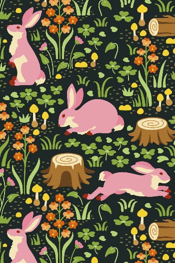 Cute rabbit seamless pattern background, | Free Vector Illustration - rawpixel