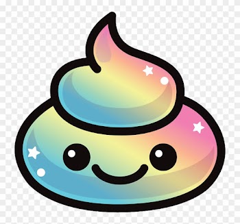 Cute Rainbow Poop Emoji