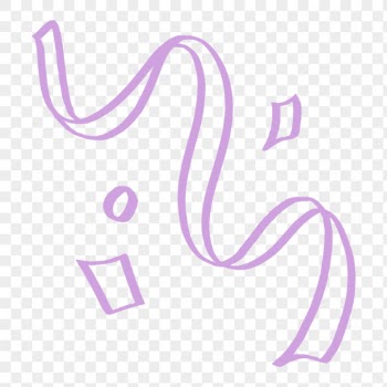 Cute ribbon doodle png clipart, | Free PNG - rawpixel