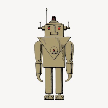 Cute robot color drawing illustration. | Free Photo - rawpixel