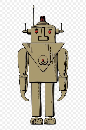 Cute robot png color drawing, | Free PNG - rawpixel