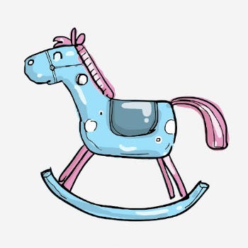 Cute rocking horse doodle, toy | Free Photo - rawpixel