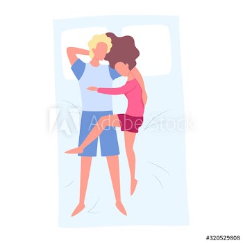 Cute romantic couple, domestic and date situation