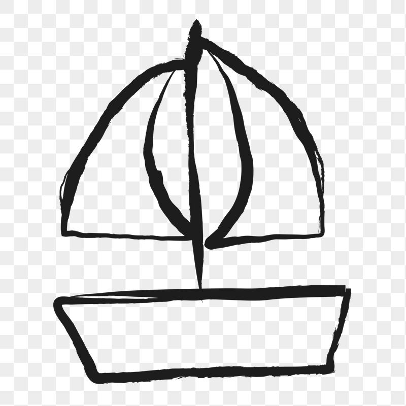 Cute sailboat png sticker, doodle, | Free PNG Illustration - rawpixel