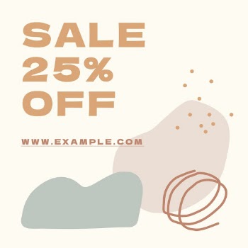 Cute sale template, abstract memphis, | Free PSD Template - rawpixel