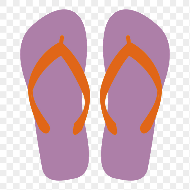 Cute sandals png sticker illustration, | Free PNG - rawpixel