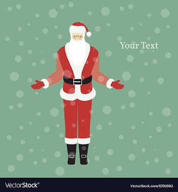 Cute Santa Claus vector image