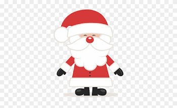 Cute Santa Svg Scrapbook Cut File Cute Clipart Files - Cute Father Christmas
