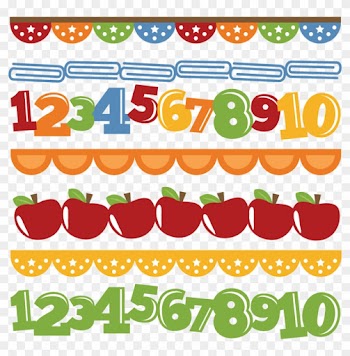 Cute School Border Clipart - Clip Art School Border