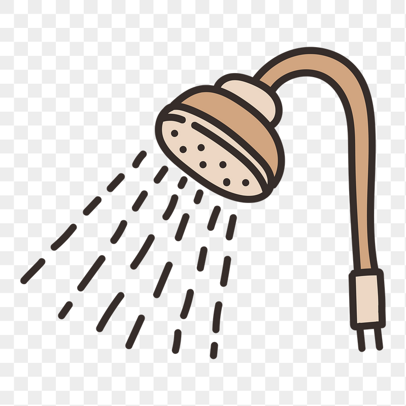 Cute shower doodle png sticker, | Free PNG - rawpixel