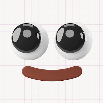 Cute smiling face, 3D rendering | Free Photo - rawpixel