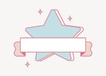 Cute star badge, collage element | Free Vector - rawpixel