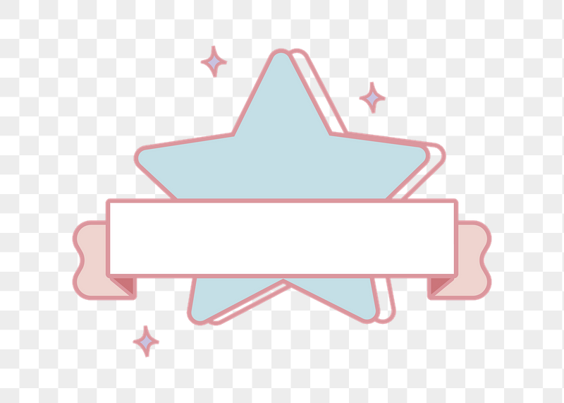 Cute star badge png sticker, | Free PNG - rawpixel