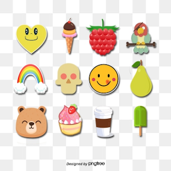 Cute Sticker PNG Images | Vector and PSD Files | Free Download on ...