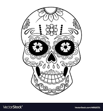 cute sugar skull